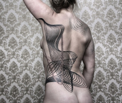 asylum-art:  Geometric tattoos by Chaim Machlev