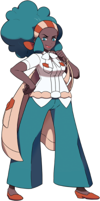 lesserknownwaifus: Lenora from Pokemon Black/White,