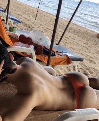 sebastianspencer70:dladsgo:Some days I just want to lie on the beach with a thong