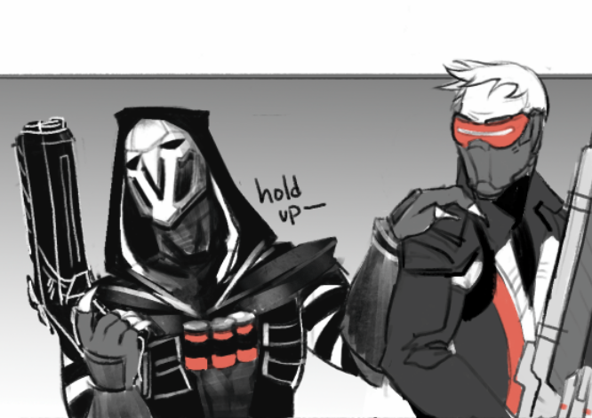 khoren:  jack &amp; gabe buddy cop adventures@incorrect-overwatch-quotations