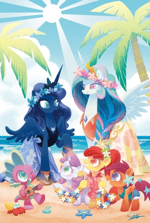 texasuberalles:Pony Tales vol2’s limited summer cover by sbis