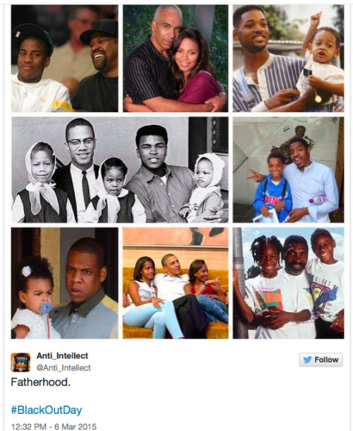 micdotcom:If you weren’t moved by #BlackOutDay, you might want to check your pulse. Even the racist white backlash was rebuffed in the best possible way.