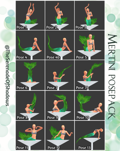 Posepack 3. Mertini