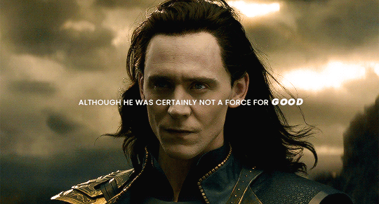 smarvills: Loki makes the world more interesting but less safe. He is the father