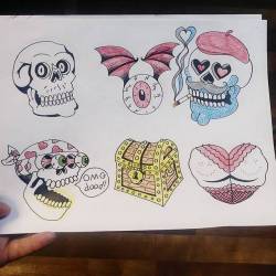 Working on a flash sheet for a shop special