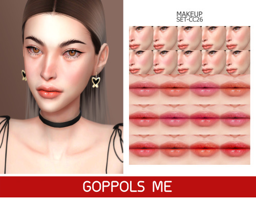 GPME-GOLD MAKEUP SET CC26DownloadHQ mod compatibleAccess to Exclusive GOPPOLSME Patreon onlyThank fo