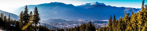 A great day on Whistler Mountain, BC