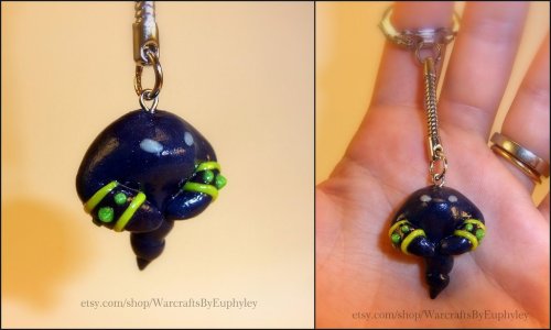 fuckyeawow:  Mini voidwalker keychain by euphyley. Buy on etsy.