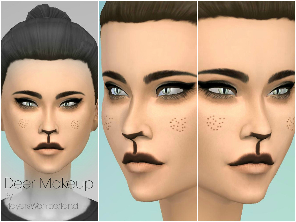 Симс мод на уши. Грим симс 4. SIMS 4 Cat Skin. SIMS 4 кошачий грим.