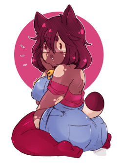 queenchikkibug:  8owties:i doodled a bun for @queenchikkibug bc what a beautiful human bean…. IMMA DIE FROM CUTE 