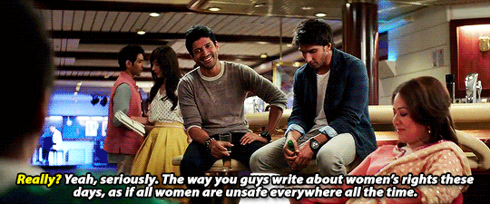 sourcedumal: This is a screenshot from the Bollywood movie “dil dhadakne do”