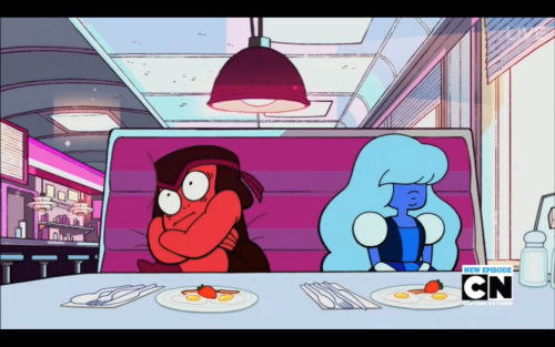justangrymacaroni:  Animators: Female characters are hard to do because they have to look pretty or else the audience won’t like them!!!11   Steven Universe: …  so anyways…