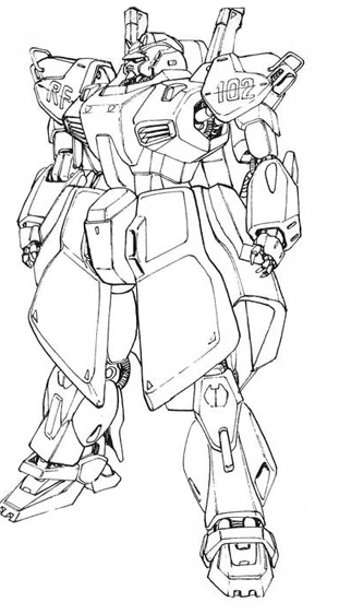 the-three-seconds-warning:  RX-178 Gundam Mk-II B  A mass produced, ground type,
