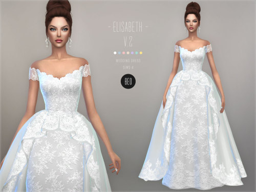 And one more. :)Wedding gown - Elisabeth V.2 (S4)  DOWNLOAD