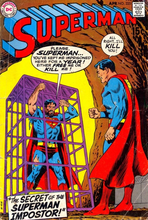 comicbookcovers:  A few of Superman’s less than stellar moments  Fucking “golden age” was horrible! WTF? We’ve come a long way.