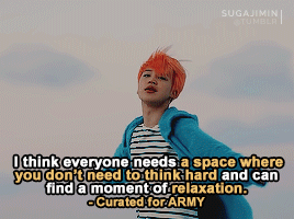 Some Comforting Words From Jimin