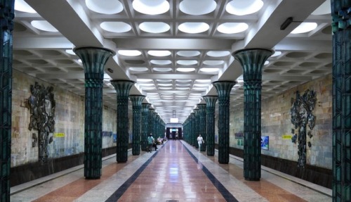 archatlas:Uzbekistan’s Secret UndergroundAfter the ban on photographing the Tashkent metro in Uzbeki