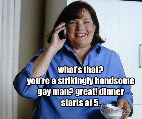 tardisinthetimewarp:  Ina Garten, she just has to be better than you.  Ina is better