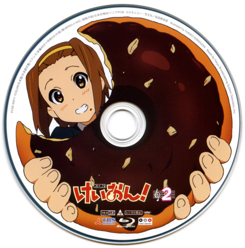 alexisbbydoll:keionism-deactivated20170325:K-On! Blu-Ray Labels.holy moly. buying them in blu-ray to