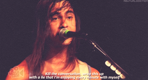 amutualddiction:  walkrightthroughme:  amutualddiction:  Pierce The Veil - Yeah boy,