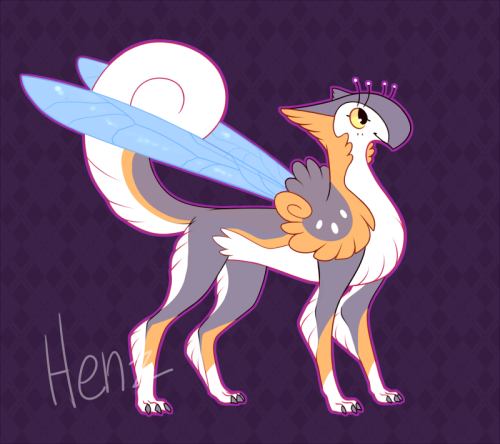 This is a little critter called a Grifflit, they are part of an exclusive adopt species I plan to gi