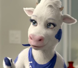 Pearlouettes:  Powtothenuts:  New Femslash Otp: The Laughing Cow Cheese Mascot X