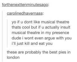 iconsidermyselfcute:  Musical theater is