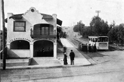 yesterdaysprint:  Mt Washington, Los Angeles, 1911 and today 