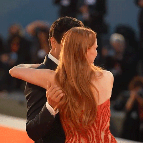 santiagogarcia: OSCAR ISAAC and JESSICA CHASTAIN at the 78th Venice Film Festival HBO Scenes From a 