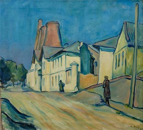 amare-habeo:  Miloslav Holý (Czech, 1897 - 1974) Cement factory in Podolí (Cement