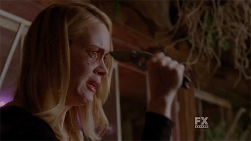 judyfartland:  ahs-satanas:  my only two emotions while watching american horror