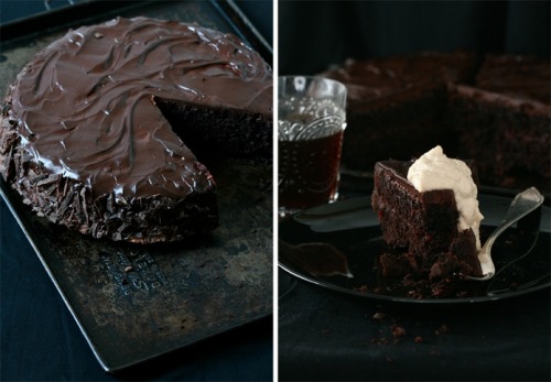 veganfoody:  Chocolate Sacher Torte