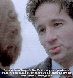 thexfiles:  thexfiles:Mulder + Scully’s graduate thesis    #mulder has a copy of her thesis #that he draws hearts in the margins of #he probably made her sign it at some point (x) 