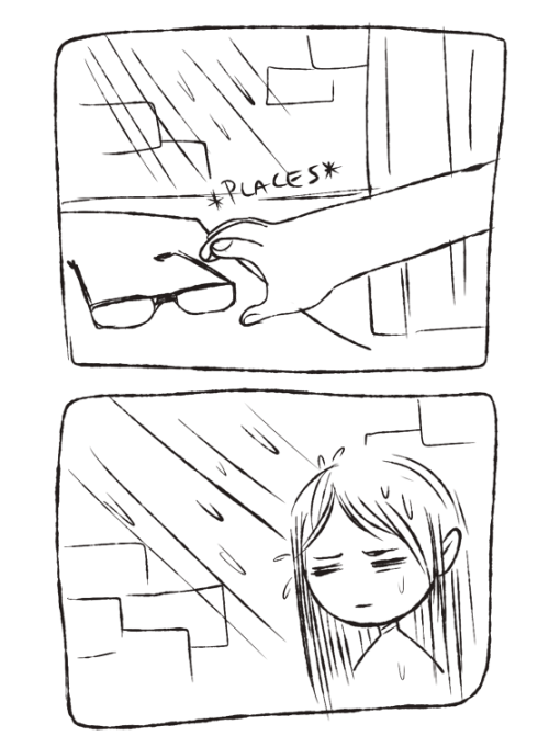 cargoart: A comic about my usual shower.