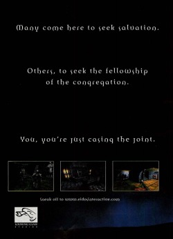 doomreality:  Ad for Thief: The Dark Project.