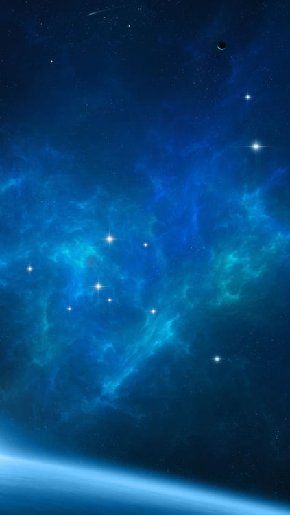 nebula-moon-stars:Blue