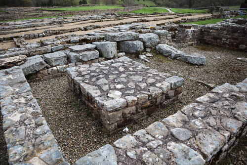 thesilicontribesman: The Severan Fort, Vindolanda Roman Fort, Northumberland, 29.4.18.These building