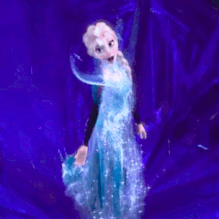 hafanforever: ❄️❄️❄️❄️❄️ Elsa’s dress transformations during “Show Yourself” and “Let It Go”. ❄️❄️❄️