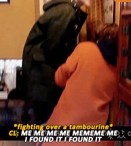 Actual Children Fighting Over A Tambourine