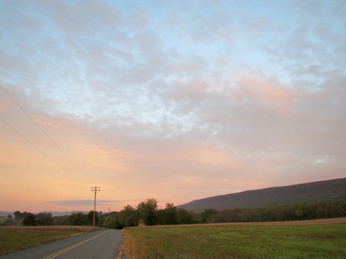 The pictures from this morning’s sunrise are pretty crazy, so first here’s a nice after-sunrise land