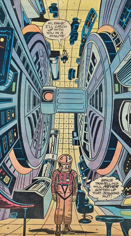 martinlkennedy:  Jack Kirby art the 2001 A Space Odyssey Marvel Treasury Special 1976  