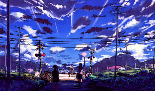 milliardo-peacecraft:  theartofanimation:  Inumaroboya02  these remind me of 5 centimeters per second 