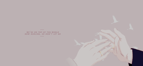 katsuukis: so darling, just say you’ll stay right by my side ♥