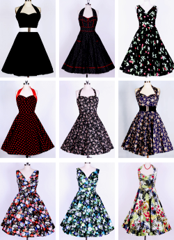 the-littlest-daisy:  stylishstyle:  50s dresses.