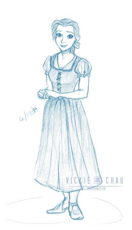 Disney in OUAT - Belle
#2 in new drawing series putting Disney characters in their OUAT counterparts’ outfits (if they have more than one outfit, i draw them in my favorite outfit).
Drawing&coloring style will be pencil based, scanned, then digitally...