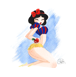 XXX thedisneyprincess:  Disney Princess Pin Ups photo