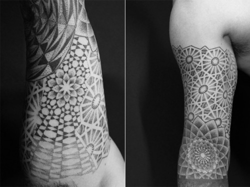 ink-its-art:  Kenji Alucky “He is Japanese and there has his basis in the studio Black Ink Power , but the tattoo artist Kenji Alucky is a traveled man and it’s one that elevates the category of tattoo art .The pointillism is his specialty in