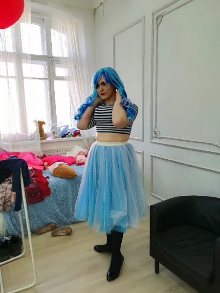 Image photosession for pretty russian sissy boy.She is so cute
