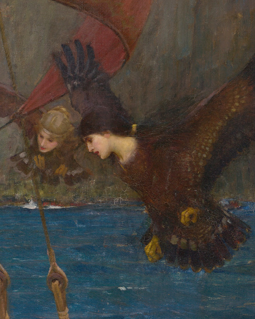 mysteriousartcentury:John William Waterhouse (1849-1917), Ulysses and the Sirens, 1891, oil on canva