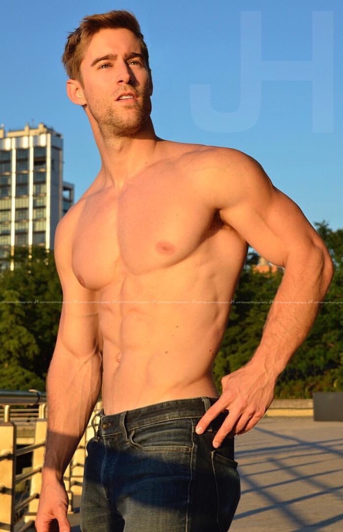 Showing Off His Hot Body